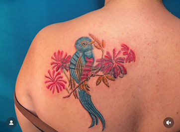 tattoo,aces,high,alex,rockoff,alexrockoff,west,palm,beach,traditional,neotraditional,beetle,beatle,flower,sunflower,floral,color