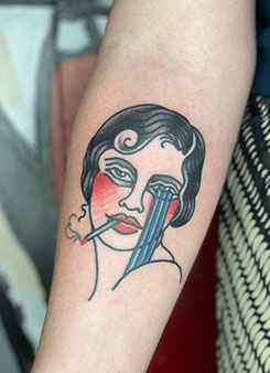 tattoo,aces,high,alex,rockoff,alexrockoff,west,palm,beach,traditional,neotraditional,beetle,beatle,flower,sunflower,floral,color