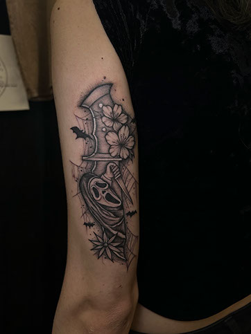 tattoo,aces,high,alex,rockoff,alexrockoff,west,palm,beach,traditional,neotraditional,beetle,beatle,flower,sunflower,floral,color